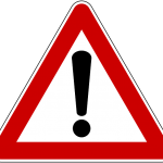 Verkehrszeichen Achtung